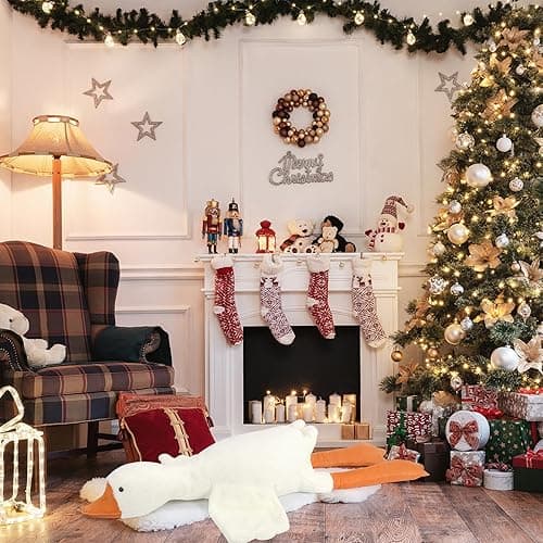 CottonStar Goose Stuffed Animal 20 Inch Cute Duck Plush Toy, Goose Plush Soft Swan Hugging Pillow, Gift for Kids and Friends, White thumbnail 7