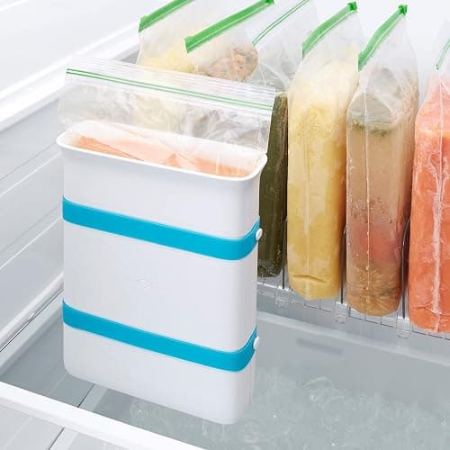 YouCopia FreezeUp Freezer Food Block Maker, 6 Cup, Meal Prep Bag Container to Freeze Soup and Leftovers thumbnail 2