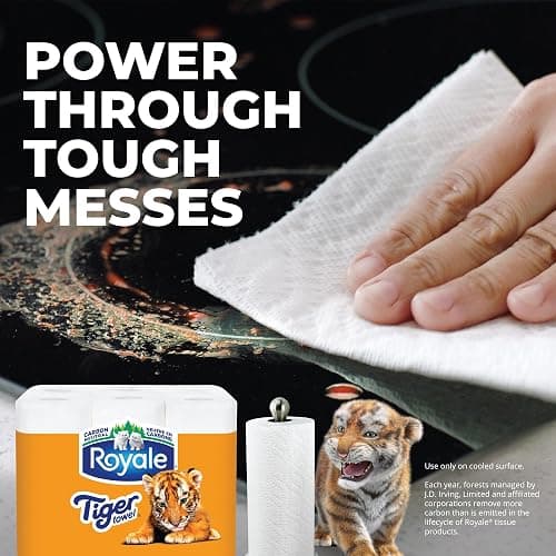 Royale Tiger Strong Paper Towel, 12 Equal 30 Rolls, 123 Sheets per Roll thumbnail 3