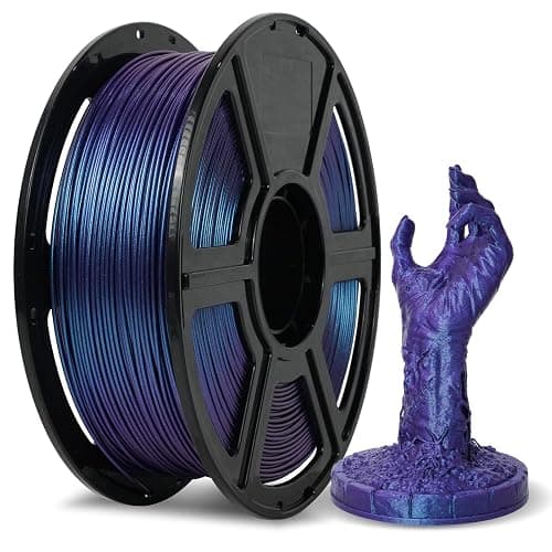 FLASHFORGE PLA Filament 1.75mm +/- 0.02mm Upgraded Nebula Purple, Color Changeable 3D Printer Filament 1kg, Chameleon 3D Printing Filament Changing Colors with Light, Perfectly Conceals Layer Lines - Image 1