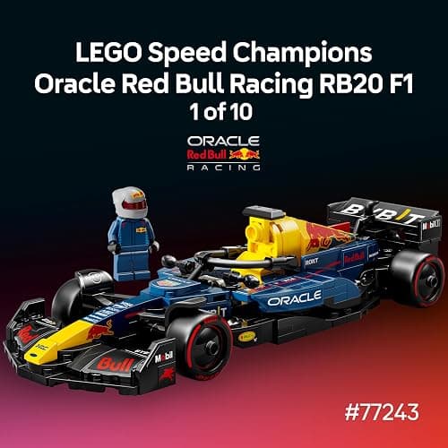 LEGO Speed Champions Ultimate Formula 1 Collector's Pack - Contains 10 Sets in 1 - Includes Exclusive Poster - Collectible F1 Model Car Kit - Gift for Race Car Fans - 66802 thumbnail 3