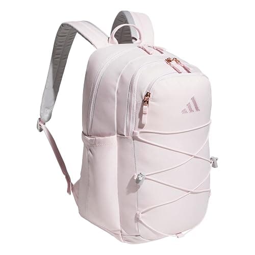 adidas Amplifier Backpack for Laptop, School and Gym, 28L, Distilled Pink/Dual Lilac Purple/Bungie, OSFA - Image 1
