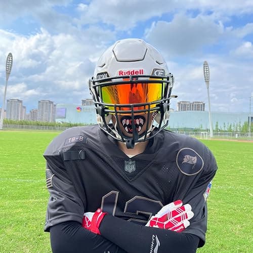 LeCool Multi-Color Football Visor,Enhance Your Game -Fits Adult & Youth Football Helmets thumbnail 6