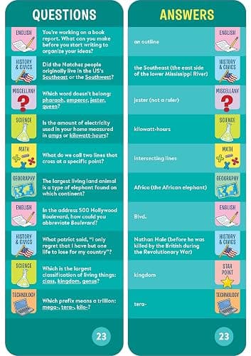 Brain Quest 5th Grade Smart Cards Revised 5th Edition (Brain Quest Smart Cards) thumbnail 2