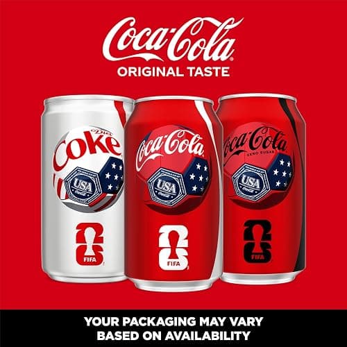 Coca-Cola Fridge Pack Soda Soft Drink, 12 fl oz Cans, 12 Pack - Classic Cola Soda Cans thumbnail 6