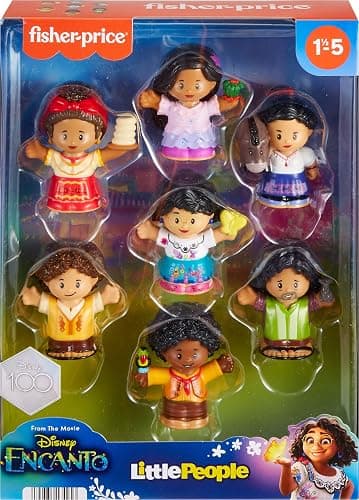 Fisher-Price Little People Toddler Toys Disney Encanto Figure Set, 7 Characters for Preschool Kids Ages 18+ Months thumbnail 6