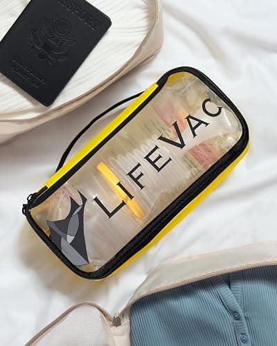 LifeVac Yellow Travel Kit - Portable Suction Rescue Device, First Aid Kit for Kids and Adults, Portable Airway Suction Device for Children and Adults thumbnail 8