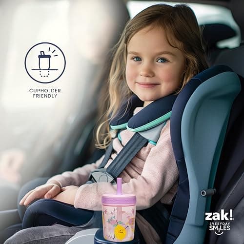 Zak Designs Bluey Kelso Toddler Cups For Travel or At Home, 15oz 2-Pack Durable Plastic Sippy Cups With Leak-Proof Design is Perfect For Kids (Bluey & Friends) thumbnail 8
