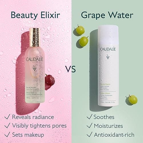 Caudalie Beauty Elixir Face Mist: Toner That Tightens Pores + Reduces Dullness + Sets Makeup thumbnail 8