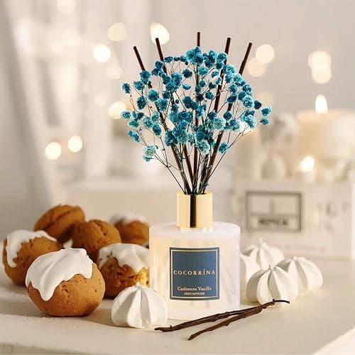 COCORRÍNA Reed Diffuser - Cashmere Vanilla 6.7 fl oz Reed Diffuser for Bedroom Bathroom Home Décor thumbnail 5