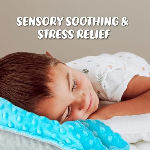 Bright Autism Hugger Pillow for Sensory Needs- Calming Vibrating Pillow for Kids. Therapy Relaxing Tool That Helps Children to Soothe Stress or Anxiety. The Perfect Sleep aid for a Sensory Room. thumbnail 2