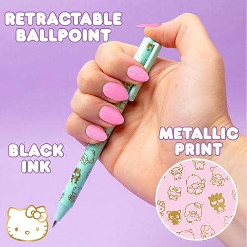Horizon Group USA Hello Kitty & Friends 4-Piece Pen Set, My Melody, Kuromi, School and Office Supplies, Stationery thumbnail 4