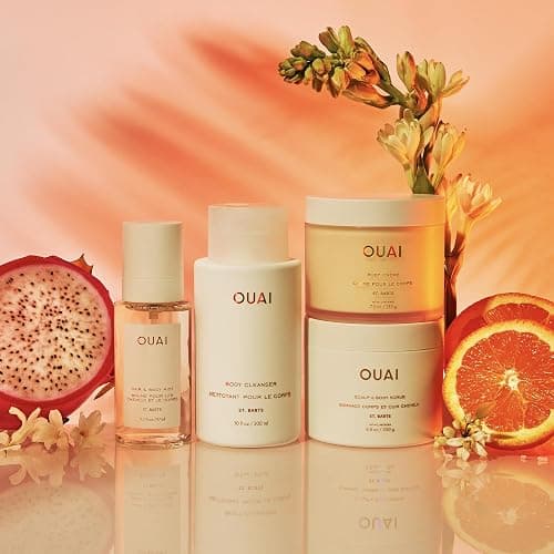 OUAI St. Barts Body Mist - Tropical Scented Hair Perfume and Body Spray with Notes of Dragon Fruit, Orange Blossom, Musk & Tuberose - Fragrance Mist (8 Fl Oz) thumbnail 4