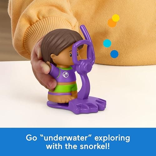 Fisher-Price Little People Beach Day Figure & Vehicle Set | 5 Pieces, Outdoorsy Pretend Play, Toddlers & Preschool Kids Ages 1+ Years thumbnail 5