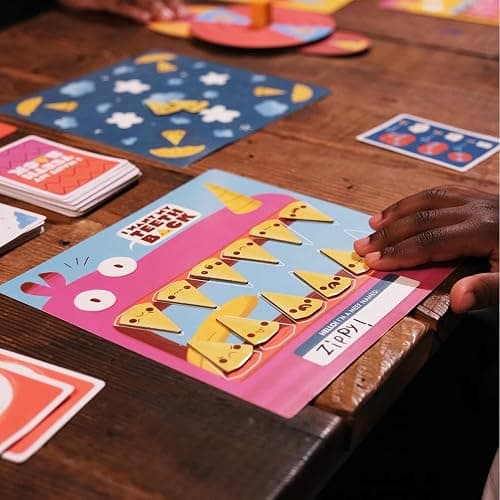 Exploding Kittens I Want My Teeth Back, 2-4 Players, Ages 4+ Kids Game | Spin, collect teeth for your Meef, and make silly choices in this quick kids game that builds counting and critical thinking. thumbnail 2