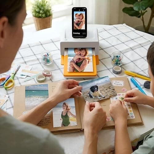 KODAK Dock Plus 4x6'' Photo Printer, 50 Sheets, Docking & Bluetooth Smartphone Printer for iPhone & Android, Instant Color Prints, 4PASS Dye Sublimation thumbnail 11