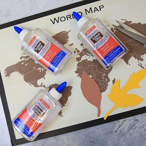 BAZIC Products Washable Clear School Glue 5 Oz. (147 mL), Liquid Clear Glues Adhesive, for Making Slime Art Crafts at School Home Office, 2-Pack thumbnail 3