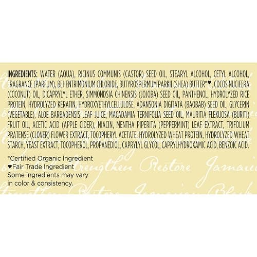 SheaMoisture Jamaican Black Castor Oil Leave In Conditioner 100% Pure Jamaican Black Castor Oil For Damaged Hair to Soften and Detangle Hair 11.5 oz thumbnail 8
