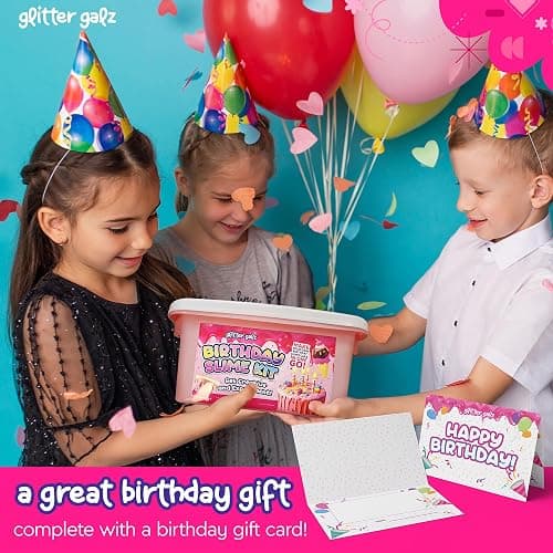 Easter Butter Slime Kit | Birthday Gifts for Girls Ages 6+ | DIY Make Your own Slime Birthday Party 42 Mix-ins | Arts and Crafts | Slime-Making kit | Slime Activator | Sensory Gifts for Teens thumbnail 6