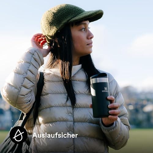 STANLEY Aerolight Transit Thermobecher 0.35L - Hält 4 Stunden Heiß - Spülmaschinenfest - Kaffeebecher To Go Auslaufsicher - Kompatibel Mit Gängigen Pkw-Getränkehalterungen - Thermosflasche - Black thumbnail 5