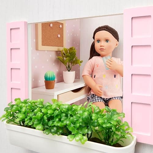Our Generation – 18-Inch Doll Accessories – Dollhouse Playset – Movable Furniture Pieces – Bedroom, Kitchen, Bathroom & More – Pretend Play 3+ Years– Sweet Home thumbnail 7