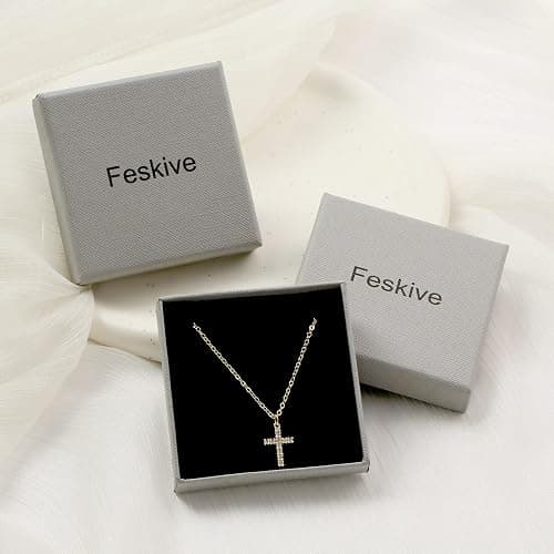 Feskive Gold Bracelets for Women Teen Girls 14k Gold Plated Bracelets for Women Bracelets Sets Dainty Tennis Bracelet Herringbone Figaro Box Chain Thin Bracelet Set Delicate Layered Bracelets Jewelry for Gifts thumbnail 5