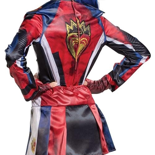 Evie Descendants 3 Deluxe Girls Costume, Official Disney Descendants Costume Jumpsuit thumbnail 5