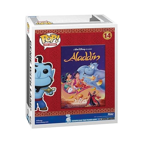 Funko Pop! VHS Cover: Disney - Aladdin, Genie with Lamp (Amazon Exclusive) thumbnail 3