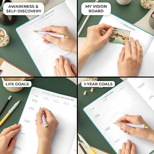 Clever Fox Planner PRO Schedule – Undated Weekly & Monthly Life Planner with Time Slots, Appointment Book & Daily Organizer, A4 (Turquoise) thumbnail 6