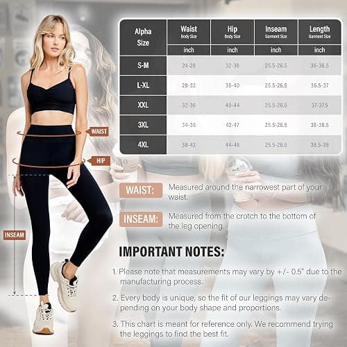 YUDSUD High Waisted Leggings for Women - Tummy Control Yoga Pants for Workout Running Athletic Women's Leggings Plus Size thumbnail 7