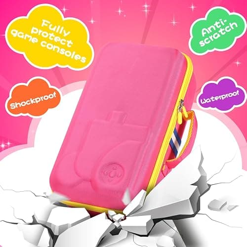 Hard Carrying Case Fits for Little Tikes Story Dream Machine Books Starter Set, Large Protective Travel Container Case for Storytime Audio Play Real for Littles Character Collection, Pink (Box Only) thumbnail 4
