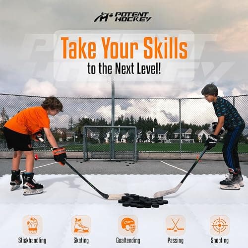 ArcticGlide Synthetic Ice Panels Pro, Easy-to-Assemble, Expandable Artificial Rink, Indoors/Outdoors - Hockey Training thumbnail 3