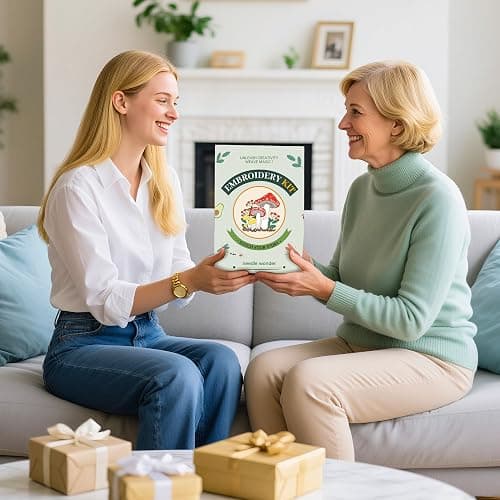 CYANFOUR Embroidery Kit for Beginners, 4 Stages to Learn 38 Stitches, with Step-by-Step Instructions and Clear Videos, Includes Multiple Accessories, Gift for Craft Lovers. thumbnail 7