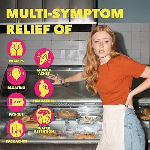 Midol Complete Menstrual Pain Relief Caplets, 40 Count - Provides Cramp, Headache, and Bloating Relief thumbnail 3