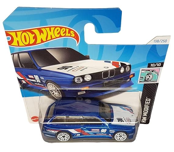 Hot Wheels - BMW M3 Wagon - HW Modified 10/10 - HRY67 - Short Card - Motul - Good Year - Bilstein - Dark Blue Metallic - Mattel 2024 - 1:64 thumbnail 2