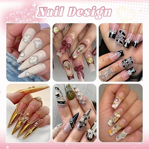 1-3MM Mini Small Nail Beads Metal Caviar Beads Silver Gold Nail Charms and Gems Ball, Nail Balls for Nail Art Accessories Supplies Gold Rhinestones for Women Manicure - 13 Small Silver and Gold Nail Beads thumbnail 4