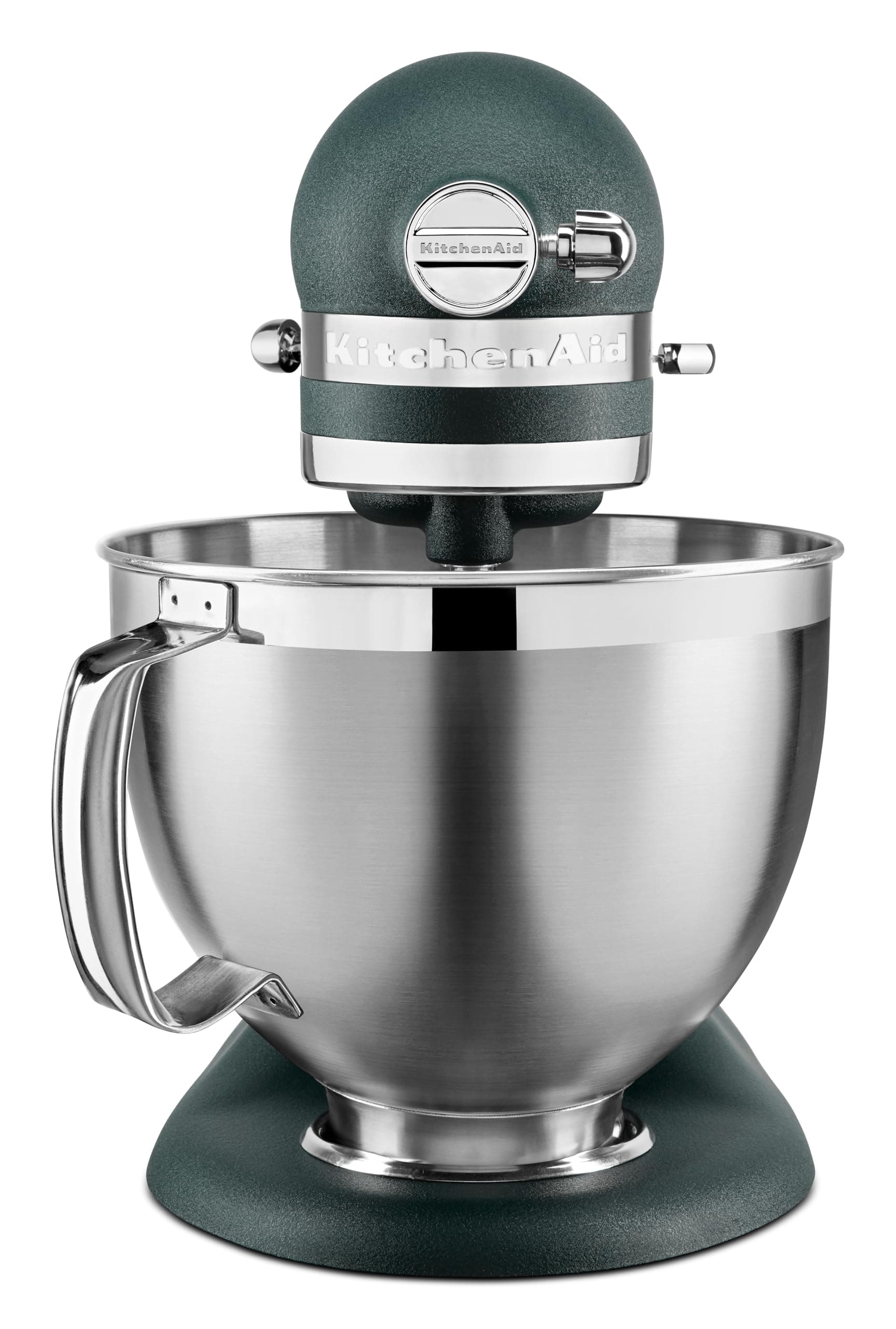 KitchenAid Pebbled Palm KSM195 300W 10 Speed Tilt-Head Stand Mixer, Scraper, Whisk, Flex Edge Beater, Pastry Beater, Dough Hook, 4.7L & 2.8L Stainless Steel Bowls, Pouring Shield thumbnail 2
