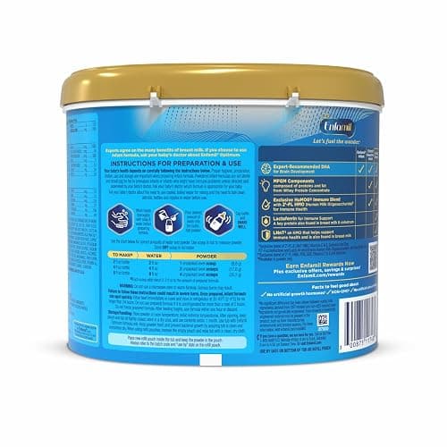 Enfamil Optimum (Enspire), Our Closest Formula to Breast Milk, Immune-Supporting Lactoferrin and Brain-Supporting DHA Baby Formula, Powder 20.5 Oz Tub thumbnail 8