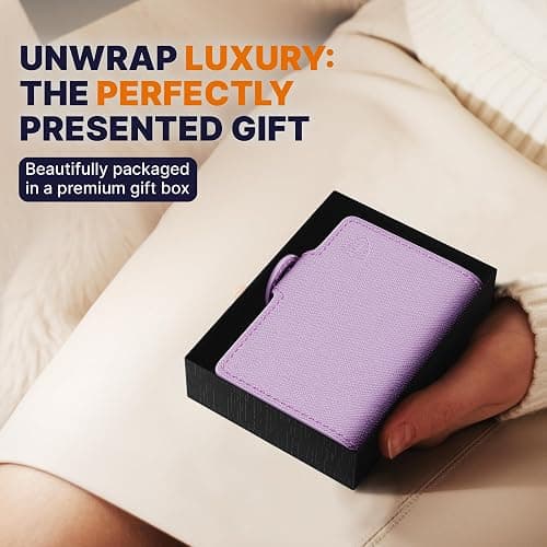 Conceal Plus Small RFID Wallet for Women, Slim Compact RFID Blocking Credit Card Holder Womens Wallet, Smart Pop Up Minimalist Card Case, Holds 4-6 Standard Cards Plus Cash & ID, Compact Travel Wallet thumbnail 7