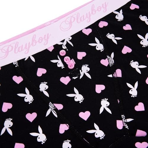 Playboy Women's Juniors Ladies Bunny Print Underwear and Sports Bra Sets in Sizes XXS-XL thumbnail 4