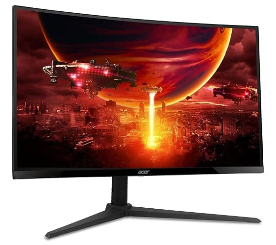 acer Nitro 27 Inch 1500R Curved Zero-Frame Full HD (1920 x 1080) Gaming Monitor | AMD FreeSync Premium | Up to 280Hz Refresh | 1ms VRB | One Display Port 1.4 and Two HDMI 2.0 Ports | XZ270 thumbnail 8