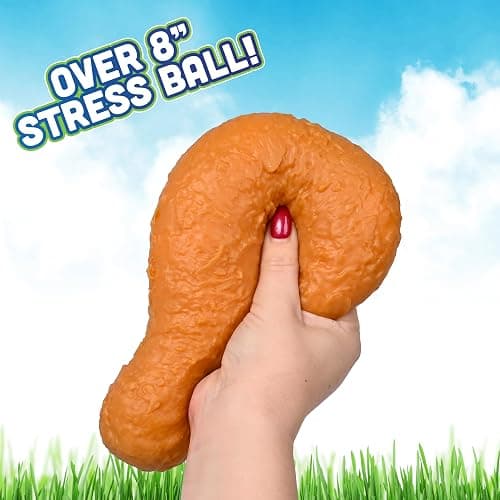 Toymendous Squishy Fried Chicken - Squish Toy - Ages 3+ thumbnail 2