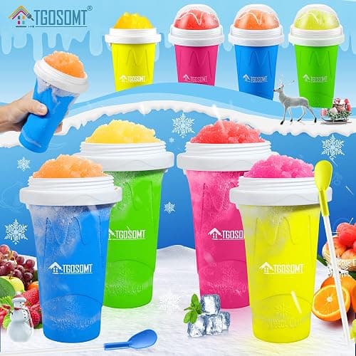 tgosomt Slushie Cup, Cool Stuff Slushy Maker Cups, Cool Funny Gadgets Things, White Elephant Gifts Stocking Stuffers Party Favors, Christms Classroom Gifts and Prizes for Boys Girls Teens Students thumbnail 6