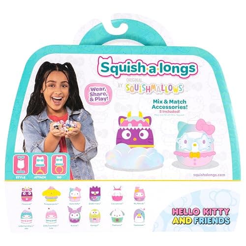 Squish-a-longs Hello Kitty and Friends Dreamland Mini-Squish + Accessory 12-Pack thumbnail 4