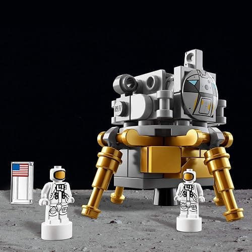 LEGO 92176 Ideas NASA Apollo Saturn V Space Rocket and Vehicles, Spaceship Collectors Building Set with Display Stand [Amazon Exclusive], 14+ years thumbnail 7