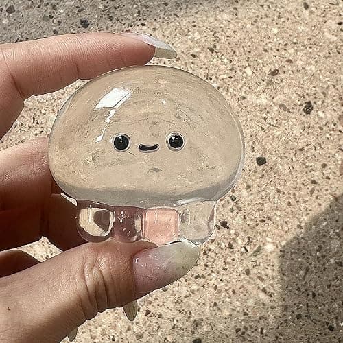 Cheap Taba Squishy, Taba Squishy Big Jellyfish, Jellyfish Decompression Toys, Cute to The Extreme Pinch, Their Own Use or Gift is an Excellent Choice! (Transparent) thumbnail 2
