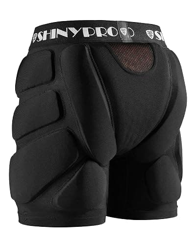 SHINYPRO Protective Padded Shorts for Snowboarding and Skating,Tear Resistance Butt Pad Heavy Duty Protection - Image 1