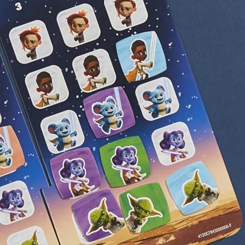 Hasbro Gaming Yahtzee Jr. Star War: Young Jedi Adventures Edition Board Game for Kids | Ages 4+ | 2-4 Players | Counting and Matching Games for Preschoolers thumbnail 5