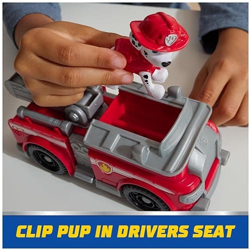 Paw Patrol, Marshall’s Fire Engine, Toy Vehicle with Collectible Action Figure, Sustainably Minded Kids’ Toys for Boys & Girls Aged 3 and Up thumbnail 9