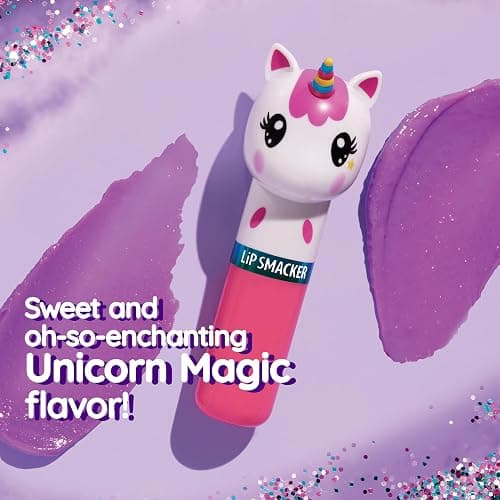 Lip Smacker Lippy Pals Unicorn, Flavored Moisturizing & Smoothing Soft Shine Lip Balm, Hydrating & Protecting Fun Tasty Flavors, Cruelty-Free & Vegan - Unicorn Magic thumbnail 2